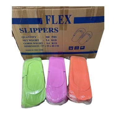 PEDI SLIPPERS - Mixed Colors (Pink/Orange/Yellow/Green) SEWIN