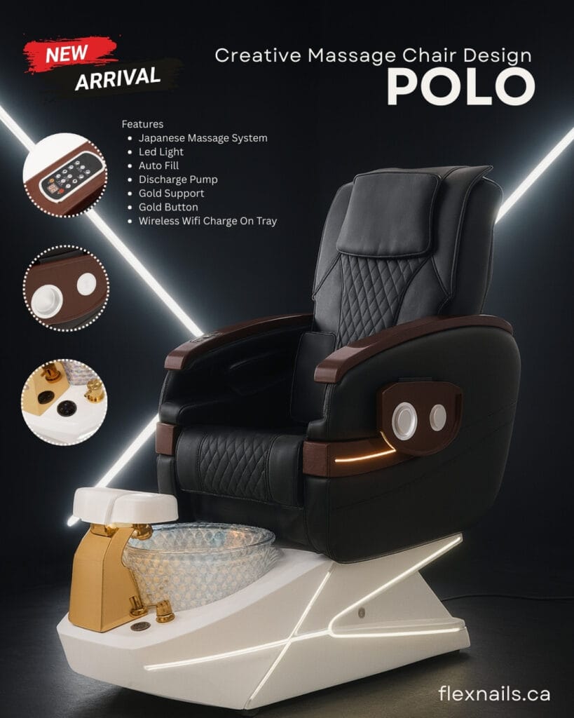 Polo Massage Chair Black